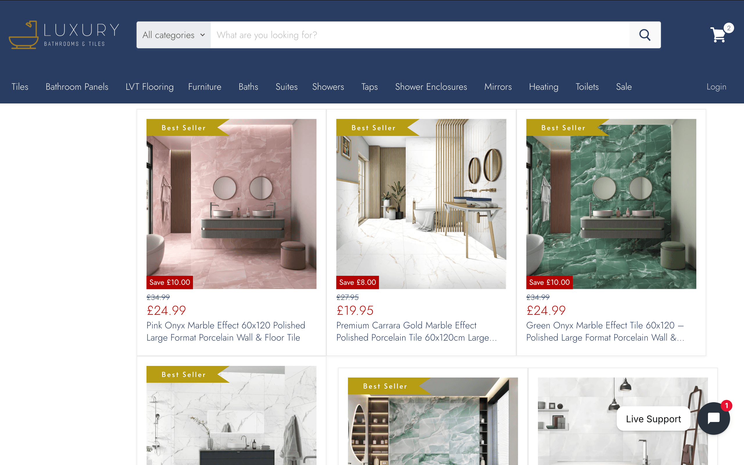 Luxury Bathrooms & Tiles